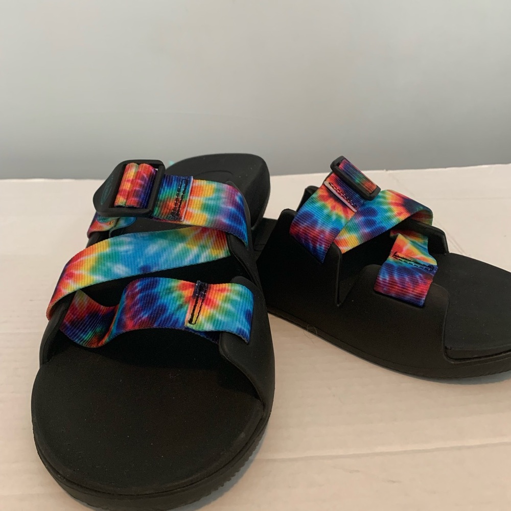 Chaco Chillos Tie Dye slide sandals